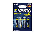 Батарейка Varta Energy Alkaline LR03 (AАА), лужна, 1 шт., фото 2