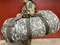 Тактический баул сумка олива/ пиксель 110л-120 л военный баул ВСУ тактическая сумка баул вещевая сумка рюкзак