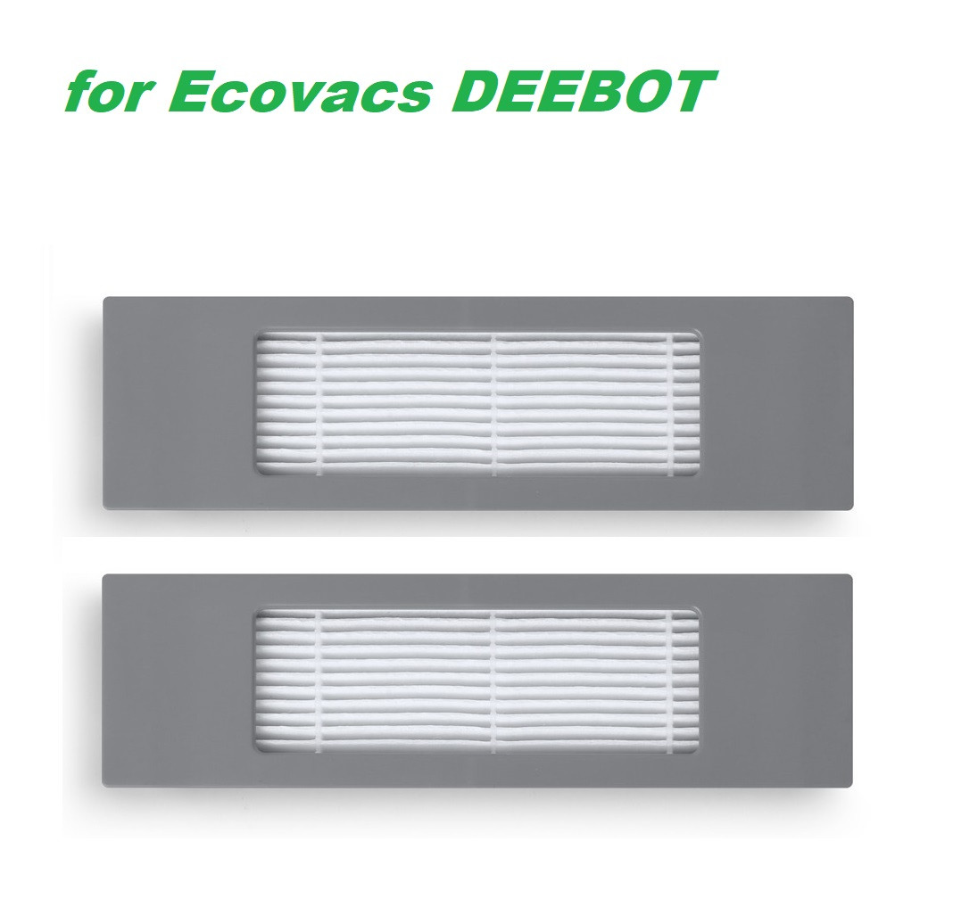 Фільтри для робота-пилососа Ecovacs Deebot Ozmo 920 950 960 980 T5 T8 T9 T8 Max T8 Aivi N8+ N8 Pro N10 2 штуки