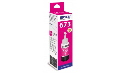 Контейнер з чорнилом EPSON T673 Magenta (C13T67334A) для EPSON L800/L810/L850/L1800