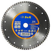 Диск відрізний алмазний S&R Meister для бетону 230 мм.
