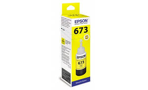 Контейнер з чорнилом EPSON T673 Yellow (C13T67344A) для EPSON L800/L810/L850/L1800