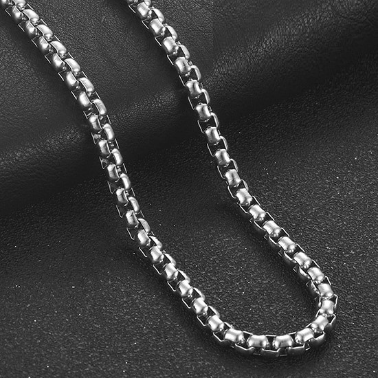 Ланцюжок 60см з нержавіючої медичної сталі "Фелікс" шириною 5 мм, фото 1