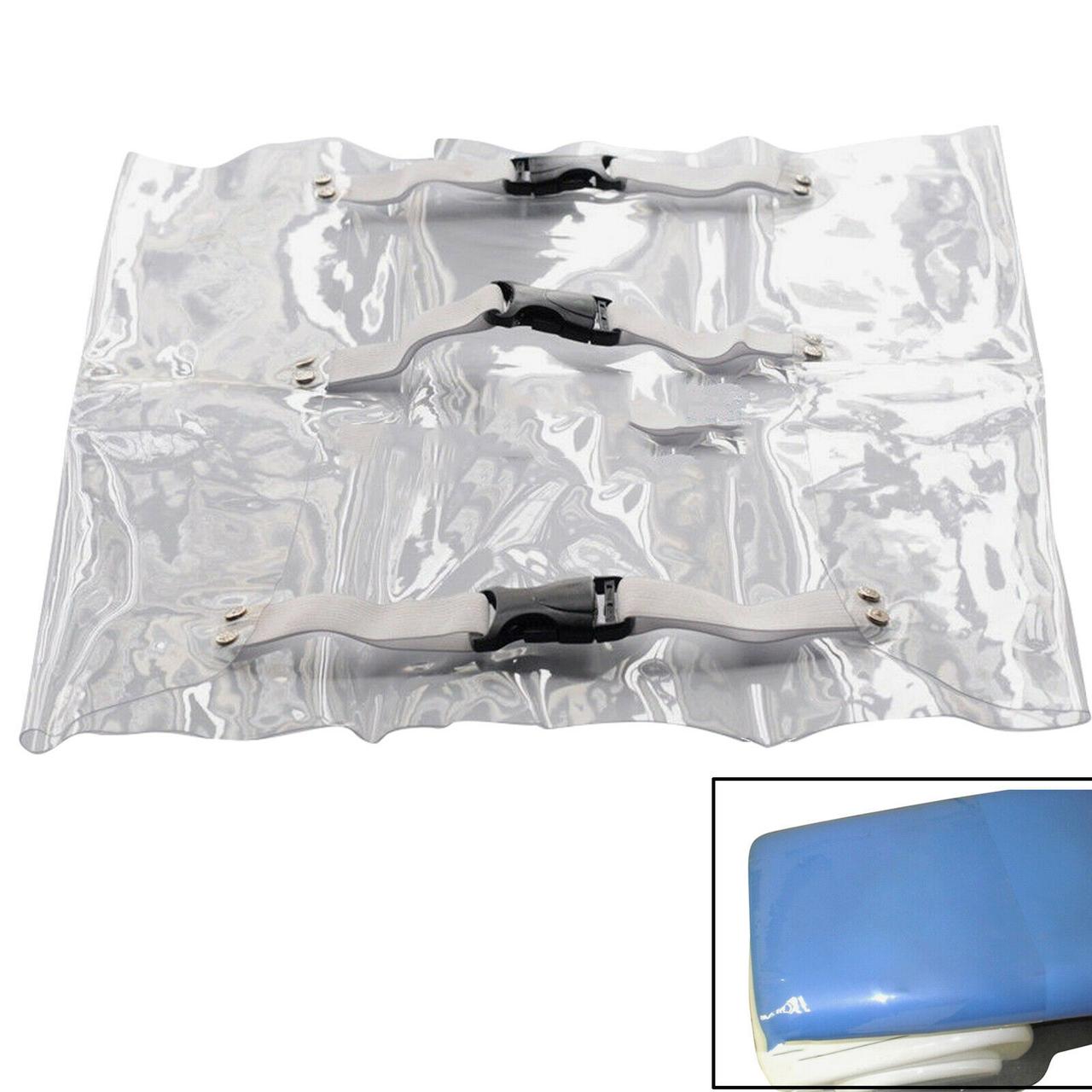 Чохол для стоматологічного крісла захисний прозорий, універсальний, силіконовий під ноги, фото 1