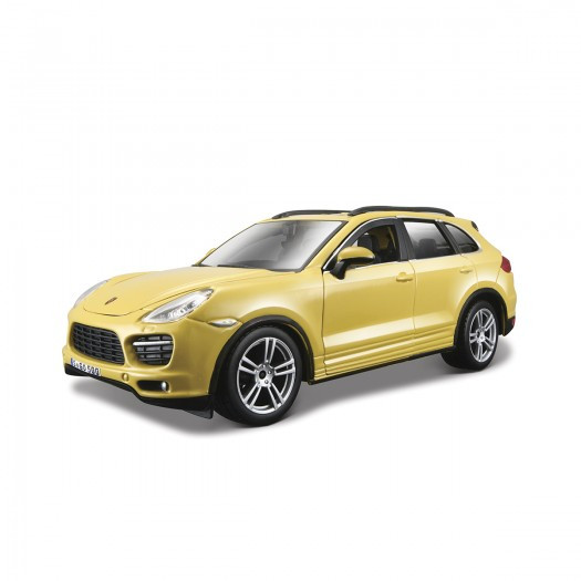 Автомодель - Porsche Cayenne Turbo (Білий, Жовтий, 1:24) 18-21056 Bburago (Пошкоджена упаковка)