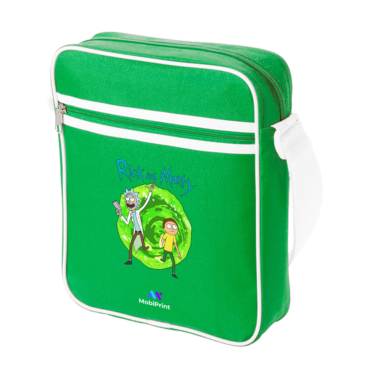 Сумка-месенджер з принтом Рік і Морті (Rick and Morty)