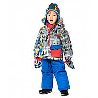 Зимовий термо комплект куртка та напівкомбінезон Deux par Deux для хлопчика 12М модель L502/487