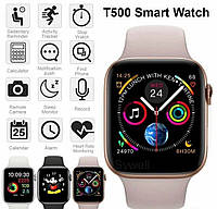 Смарт Часы T500 + Plus Браслет Smart Watch Розовые