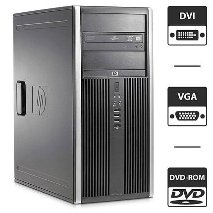 HP 8100 Tower / Intel Core i5-750 (4 ядра по 3.2GHz) / 8GB DDR3 / 500GB HDD, фото 1