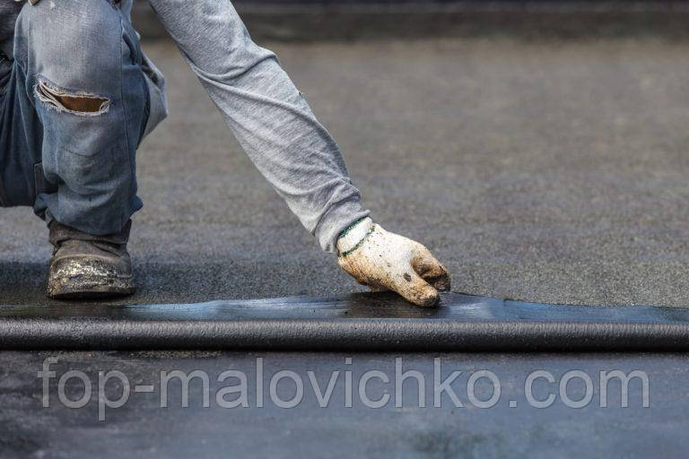Ремонт покрівлі дахів промислових будівель євро-руберойдом