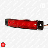 Габаритний вогонь або стоп-сигнал світлодіодний (LED), 96 мм * 20 мм, SMD 2835*06, червоний корпус (червоний)