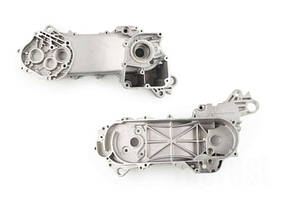 Картер 4T на Китайський Скутер 4Т 4-х тактний (Gy6) 50 (139QMA) (лівий) (12 колесо) KOMATCU