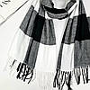ШАРФ жіночий M&JJ СКАЙ Чорний/білий 75х180 см (1119), фото 8