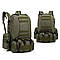 Рюкзак тактичний з підсумками на 50 л, M12 (50х302 см) Олівковий US Army / Рюкзак військовий штурмовий, фото 7
