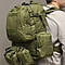 Рюкзак тактичний з підсумками на 50 л, M12 (50х302 см) Олівковий US Army / Рюкзак військовий штурмовий, фото 9