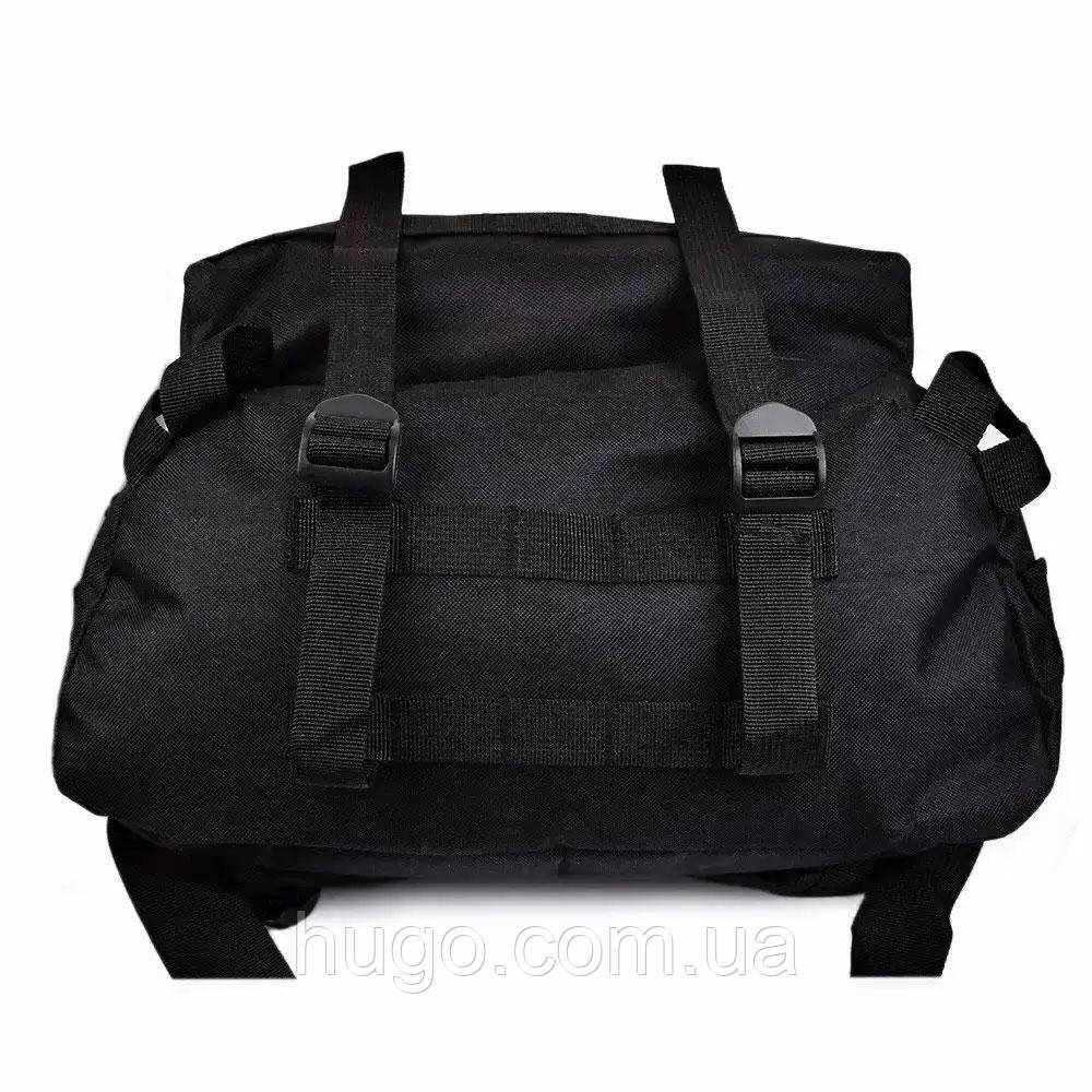 Тактический штурмовой рюкзак на 40 л, M11 (48х36х24 см) Черный US Army / Армейский рюкзак на системе Molle - фото 6 - id-p1676229534