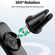 Автомобільний тримач для телефона UGREEN Air Vent Car Mount Phone Holder (сірий) LP120, фото 8