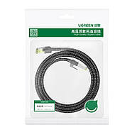 Мережевий кабель для інтернету патч-корд UGREEN Cat7 F/FTP 10Gb/s Lan Ethernet Cable 5m (чорний) NW150, фото 10