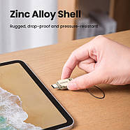 Кардрідер Type-C UGREEN для карт пам'яті TF/MicroSD до 512Gb (золотистий) CM331, фото 8