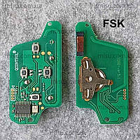 Ключ Citroen,Peugeot Чип PCF7941 ID46 FSK CRYPT Philips для Citroen Peugeot 4 кнопки 0523