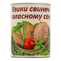 Язык свиной в собственном соку L'appetit 350г Украина