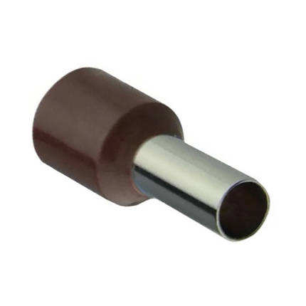 Наконечник трубчастий ПРОФ коричневий Е10-12мм, фото 1