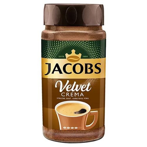Кава Розчинна Jacobs Velvet Crema Якобс Вельвет Крему 200 г Чехія