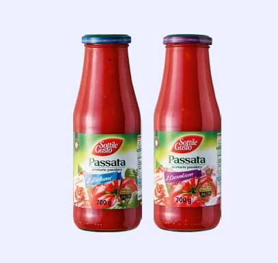 Помидоры Перетертые с Зеленью Passata Przetare Pomidory z Ziolami Sottile Gusto 700 г Польша - фото 2 - id-p1676239394