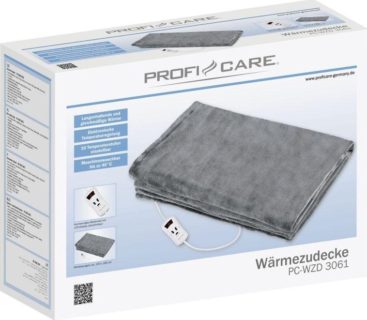 Електрична ковдра ProfiCare PC-WZD 3061 175x130cм 180Вт Німеччина