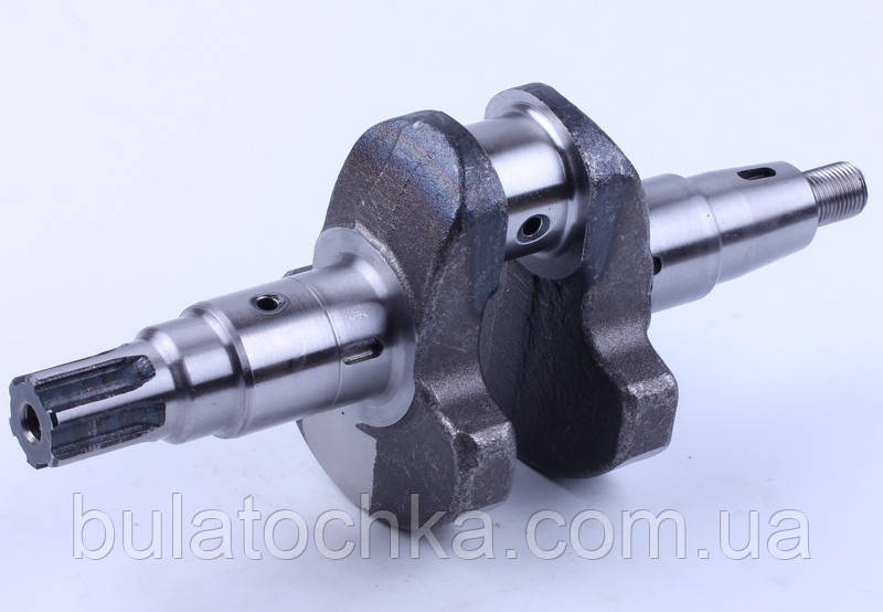 Колінвал голий під шліци діаметр 25 mm 178F