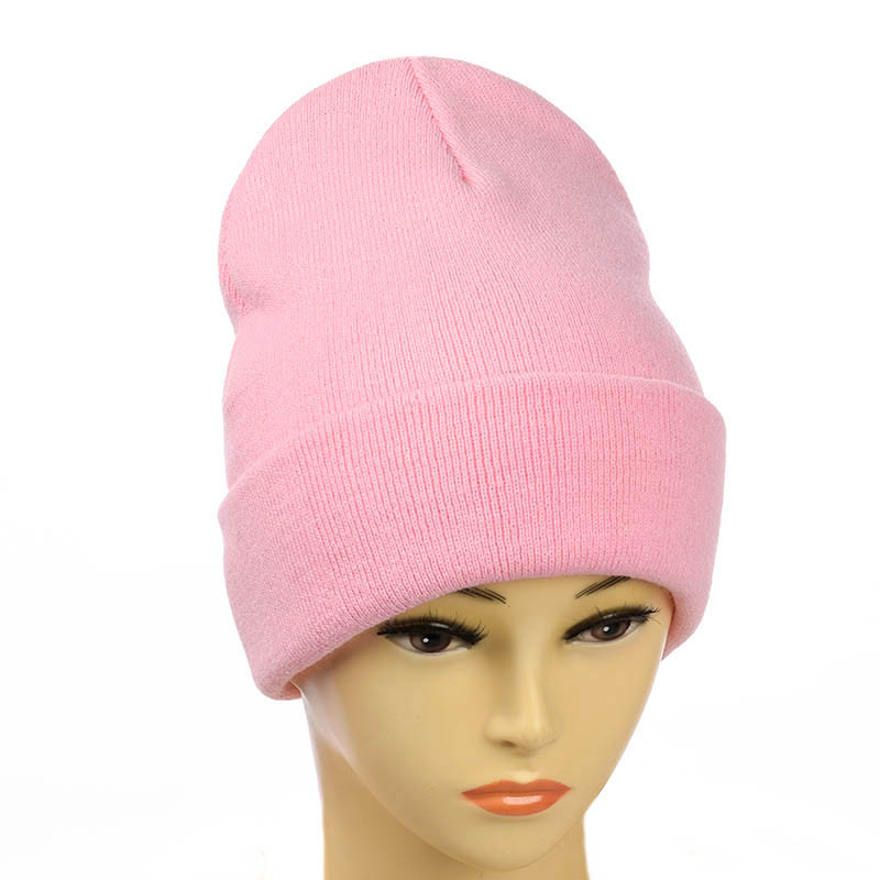 Шапка-лопата "New" без декору світло-рожевий