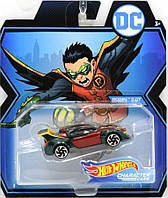 Машинка Hot Wheels - Robin 2.0T - 2020 DC Comics - Character Cars - GMH95. Mattel Оригинал