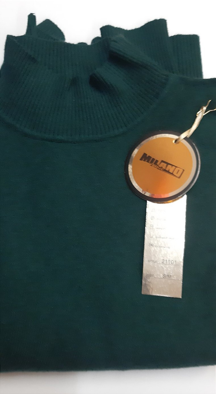 Гольф светр водолазка жіноча MILANO 21102 (пляшковий)