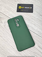 Чохол Чохол Silicone Cover Lakshmi Full Camera (A) для Xiaomi Redmi Note 8 Pro (Зелений / Dark green)