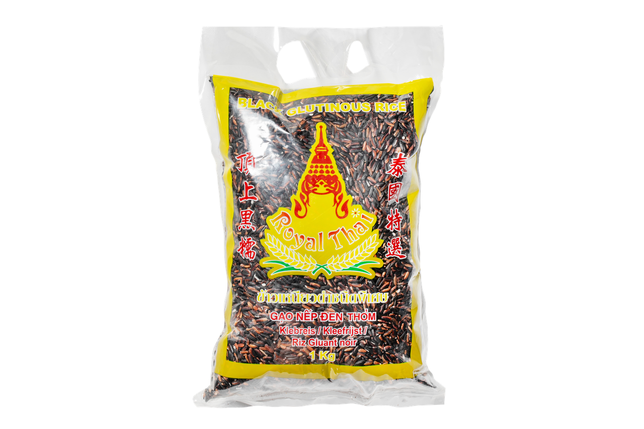 Чорний тайський клейкий рис ROYAL THAI RICE 1 кг