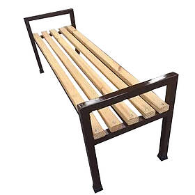 Лавка на металевих ніжках без спинки "Віго" 200*45*45 см