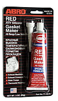 Герметик прокладки двигуна ABRO червоний 85 грм оригінал