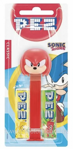Pez Sonic The Hedgehog Knuckles Наклз 2s 17g