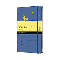 Записник Moleskine Le Petit Prince 13 х 21 см / Лінія Синій з малюнком