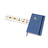 Записник Moleskine Le Petit Prince 13 х 21 см / Лінія Синій з малюнком, фото 4