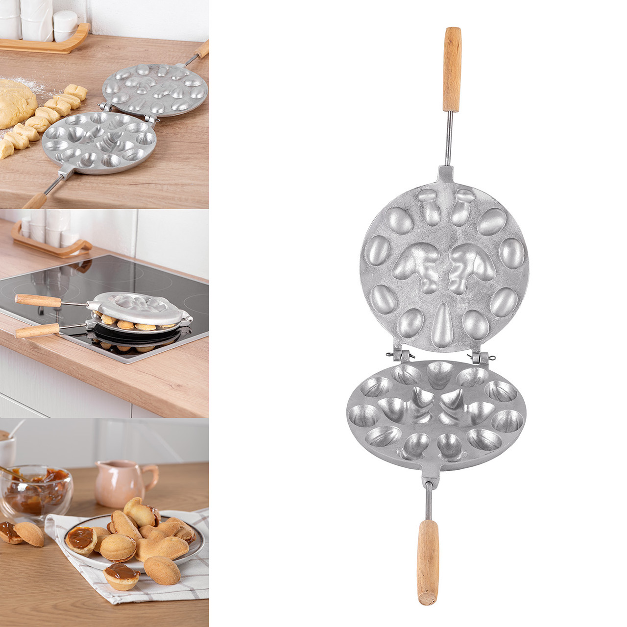 Форма велика для випічки горішків і білочок (Горішниця) «Білочка», фото 1