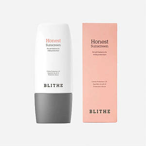 Зволожуючий сонцезахисний крем Blithe UV Protector Honest Sunscreen for pH balance SPF50+/PA++, 50 мл.