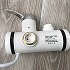 Проточний електричний водонагрівач 3000Вт з душем і LCD екраном Water Heater, (бокове підключення), фото 6
