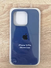 Чохол для Iphone 14 Pro Silicone Case Dark Blue