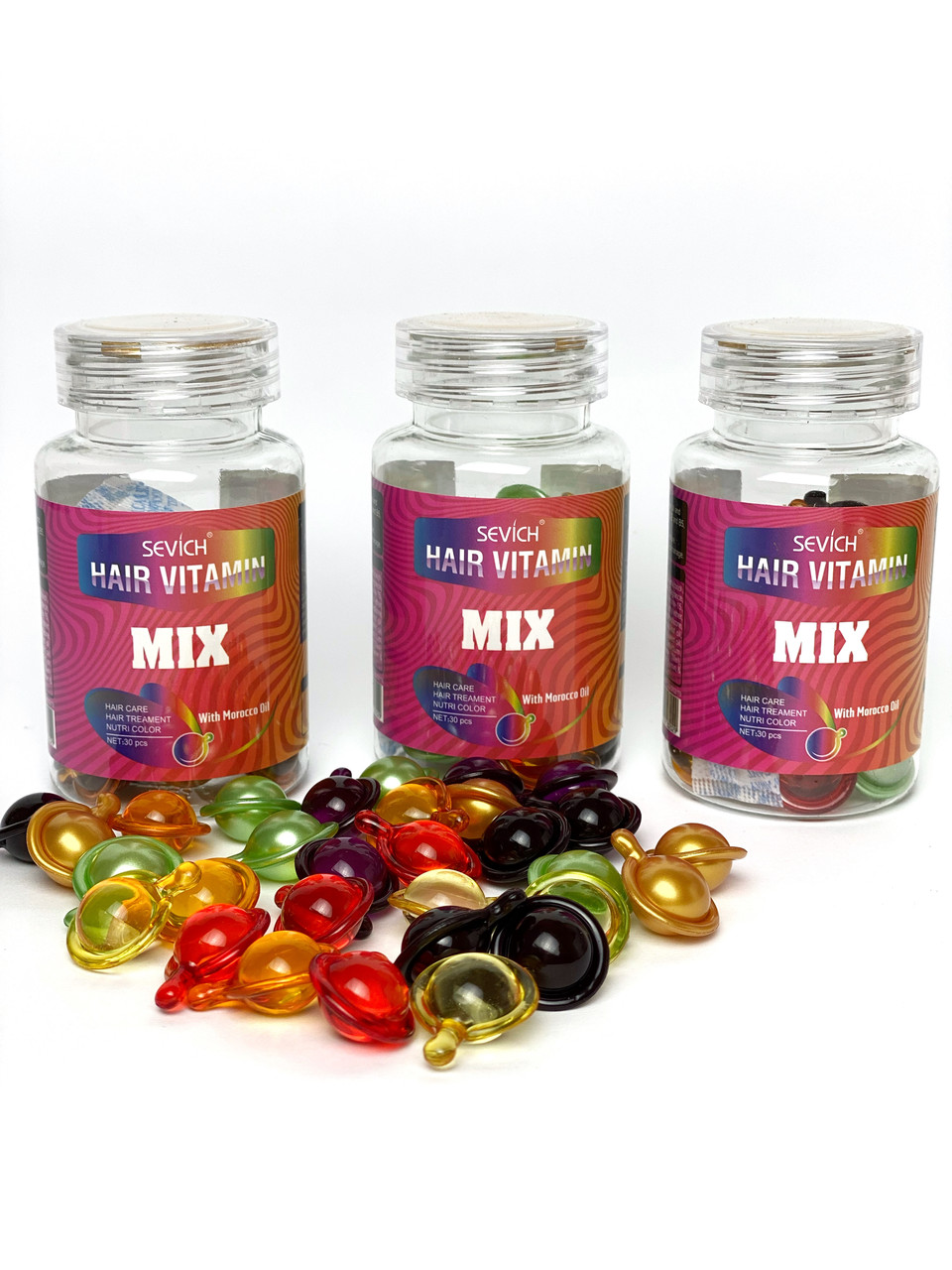 Вітамінні капсули для відновлення волосся Sevich MIX, 30 капсул, фото 1