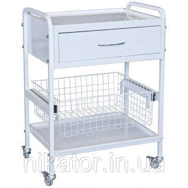 Столик маніпуляційний СМ-3 Євро с корзиной