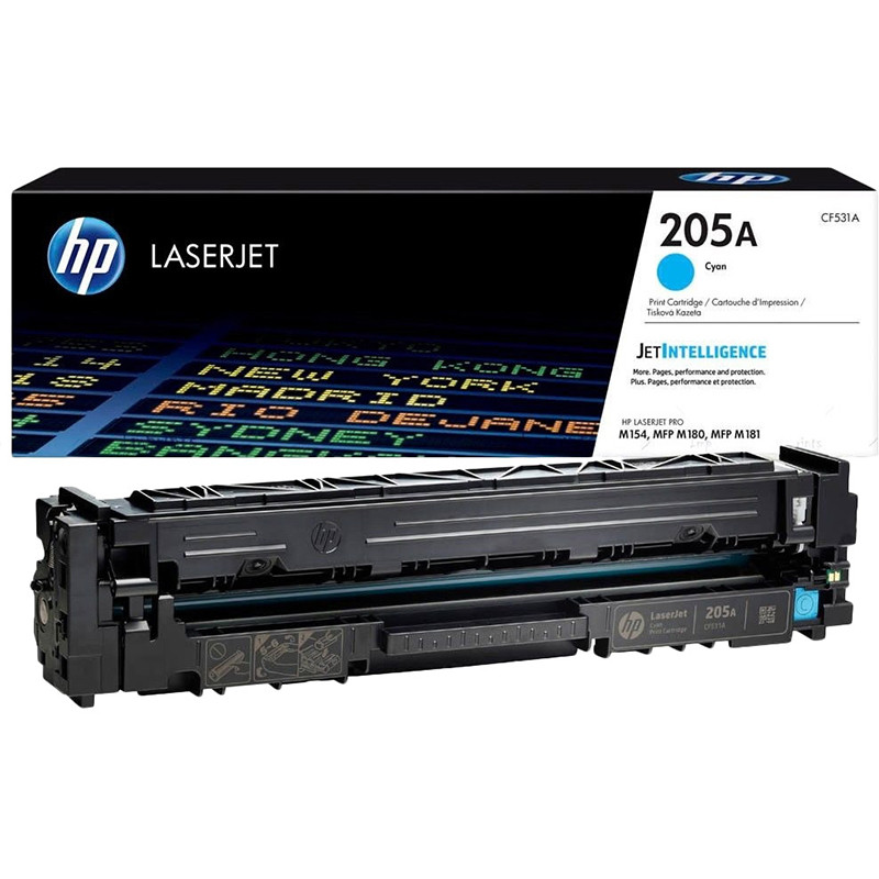 Картридж HP 205A (CF531A) Cyan до Laserjet M180n/M181fw, фото 1
