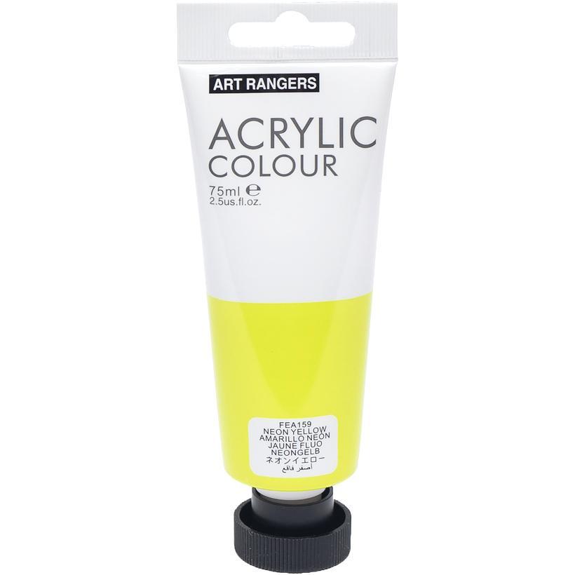 Художня фарба акрилова Art Ranger Acrylic 159 Neon yellow/ Неоновий жовтий 75мл.