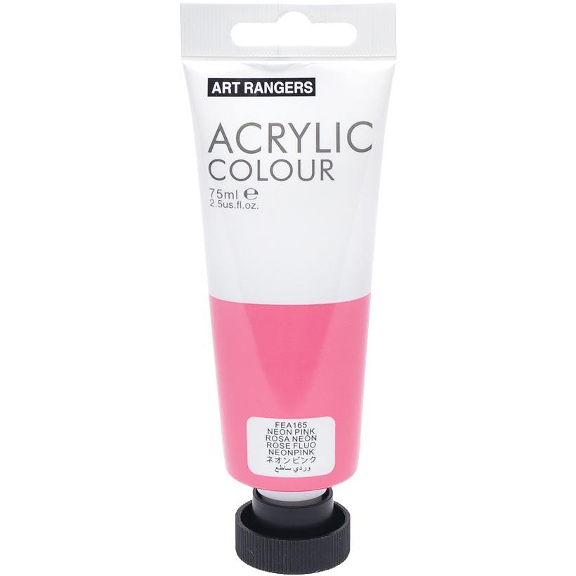 Художня акрилова фарба Art Ranger Acrylic 165 Neon pink/Неоновий рожевий 75 мл.