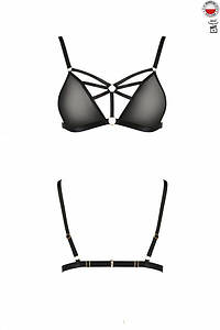 Бюстгальтер-стрепи Passion Exclusive Meggy Bra XXL/XXXL, black